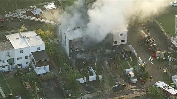 1 dead, residents from at least 4 homes forced out after Lansdale fire