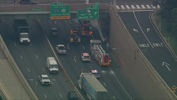 Unidentified man struck and killed on I-76 near Spring Garden exit in Philadelphia