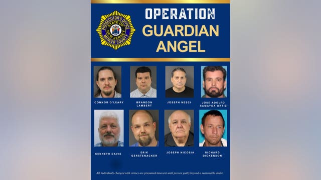Operation Guardian Angel: 8 arrested in Mercer County child exploitation probe