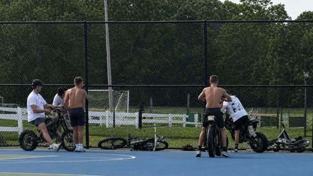E-bike riders in Chestnut Branch Park vandalism sought by Mantua police