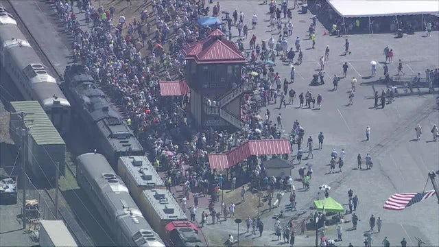 Big Boy locomotive: More than 100 people treated for heat-related incident at Reading Railroad station