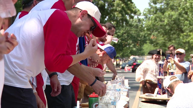 Haddonfield Fourth of July parade sees record hot dog contest turnout despite scorching heat