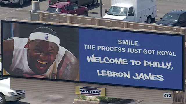 Philadelphia reacts to LeBron James joining Sixers: 'Welcome to Philly'