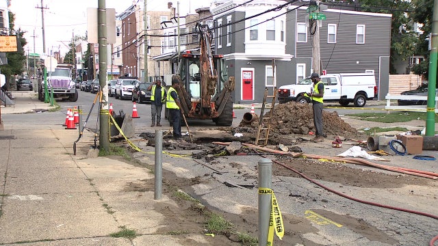 Water restored after main break shut off service to 18 homes in Nicetown