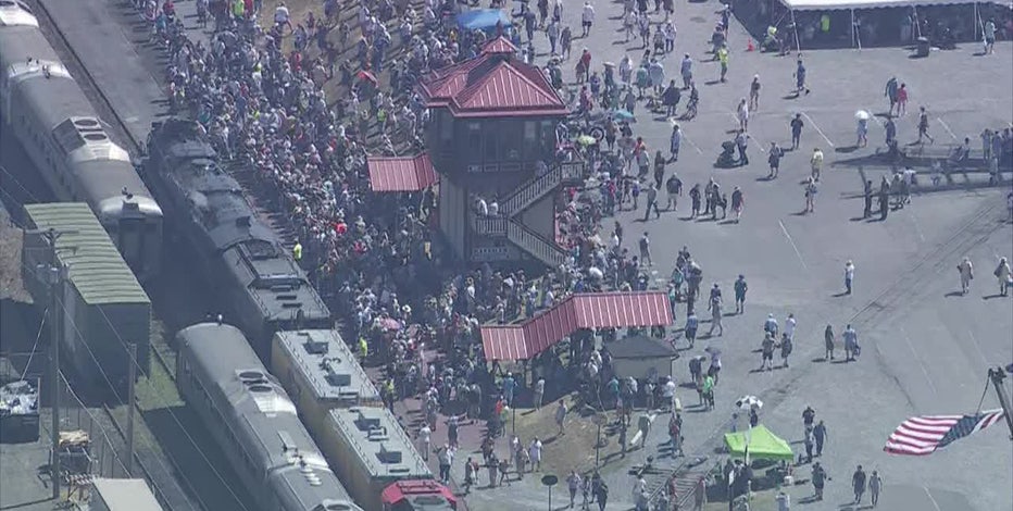 Big Boy locomotive: More than 100 people treated for heat-related incident at Reading Railroad station