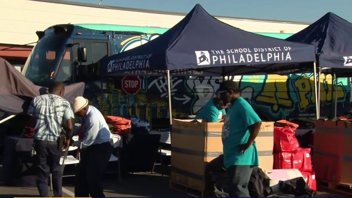 Ring the Bell Bus tour gives Philadelphia students 12,000 free backpacks ahead of school year