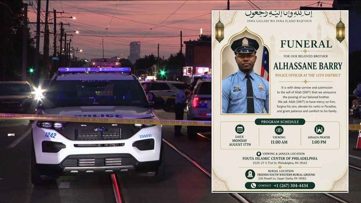 Funeral arrangements announced for off-duty Philly officer killed in double shooting