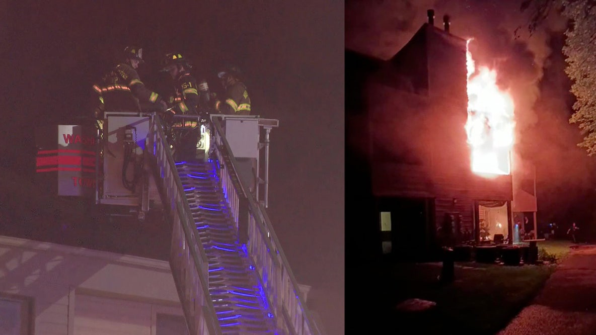3-alarm fire rips through apartment building in Deptford, cause unknown