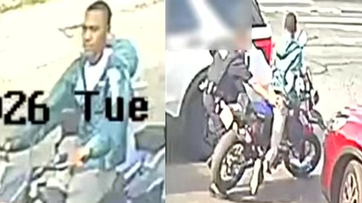 Motorcycle-riding suspect runs over officer's foot while fleeing traffic stop in Philadelphia