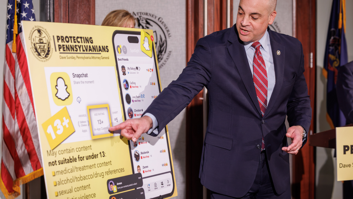 Pennsylvania sues Snapchat over claims app is addictive, harmful to kids