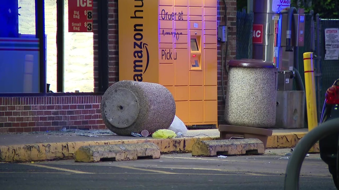 Suspect in stolen truck breaks into Philadelphia 7-Eleven, steals money from ATM