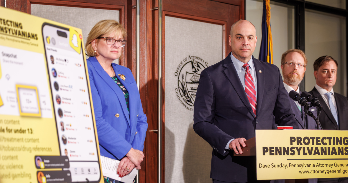Pennsylvania sues Snapchat over claims app is addictive, harmful to kids
