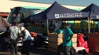 Ring the Bell Bus tour gives Philadelphia students 12,000 free backpacks ahead of school year