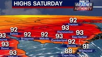Philadelphia weather Saturday: Afternoon thunderstorms as heat wave continues