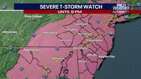 Philadelphia weather: Severe thunderstorm watches, warnings issued Friday