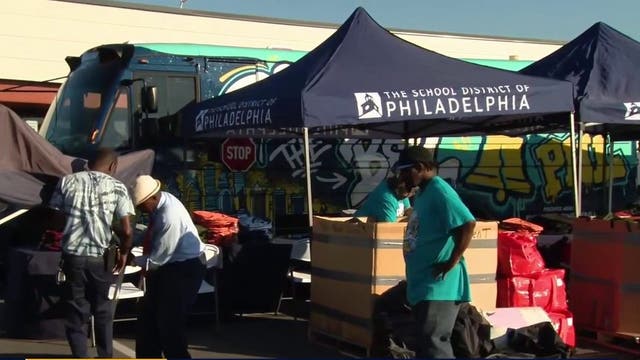 Ring the Bell Bus tour gives Philadelphia students 12,000 free backpacks ahead of school year