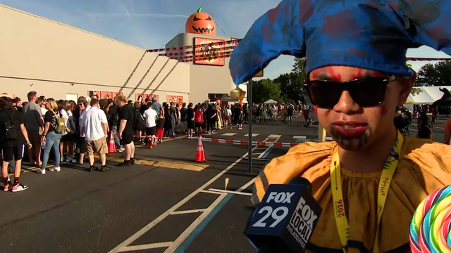 Thousands line up for Spirit Halloween flagship opening in South Jersey