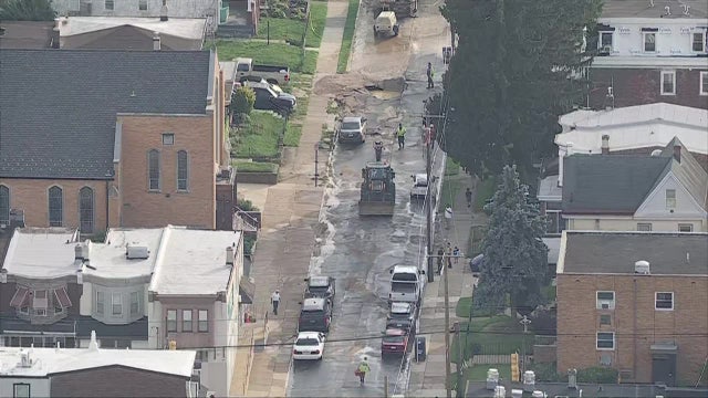 Water service restored to Tacony homes impacted by water main break