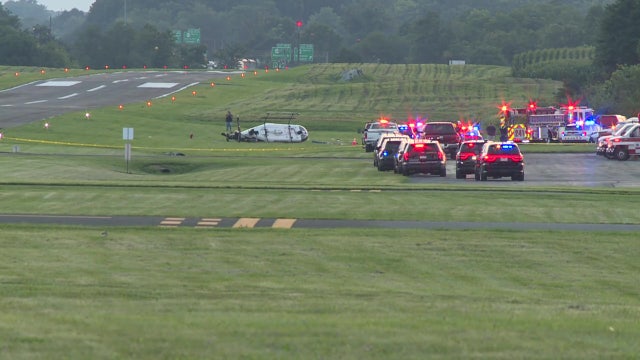 Pilot killed, 2 troopers injured after helicopter, small plane crash at Carlisle airport