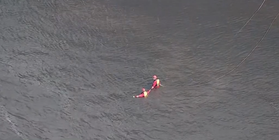Search underway in Delaware River after woman saves girl from drowning