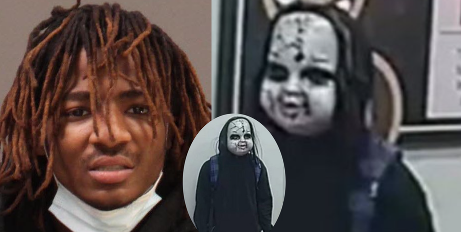 Man in creepy mask identified by Philadelphia police after threats near City Hall