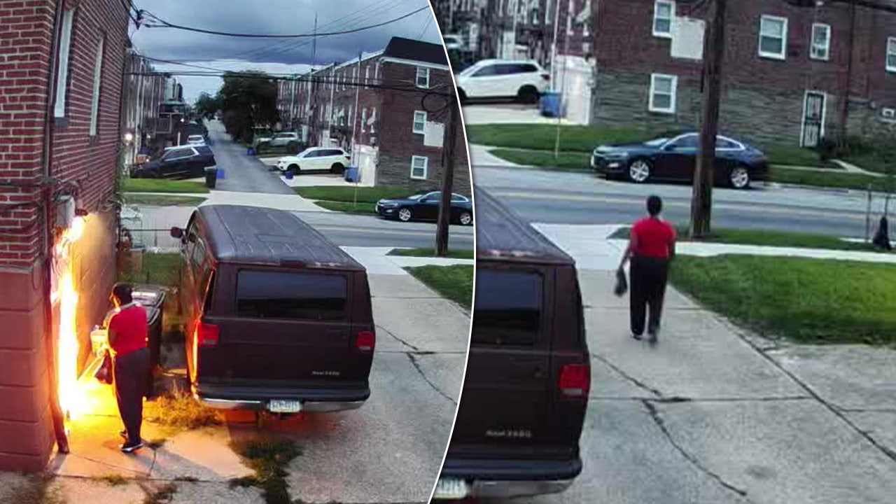 Video shows woman starting fire at backdoor of East Mount Airy daycare
