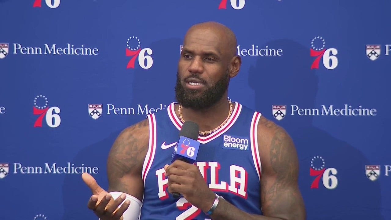 Sixers media day: LeBron James speaks for first time as Sixer ahead of training camp