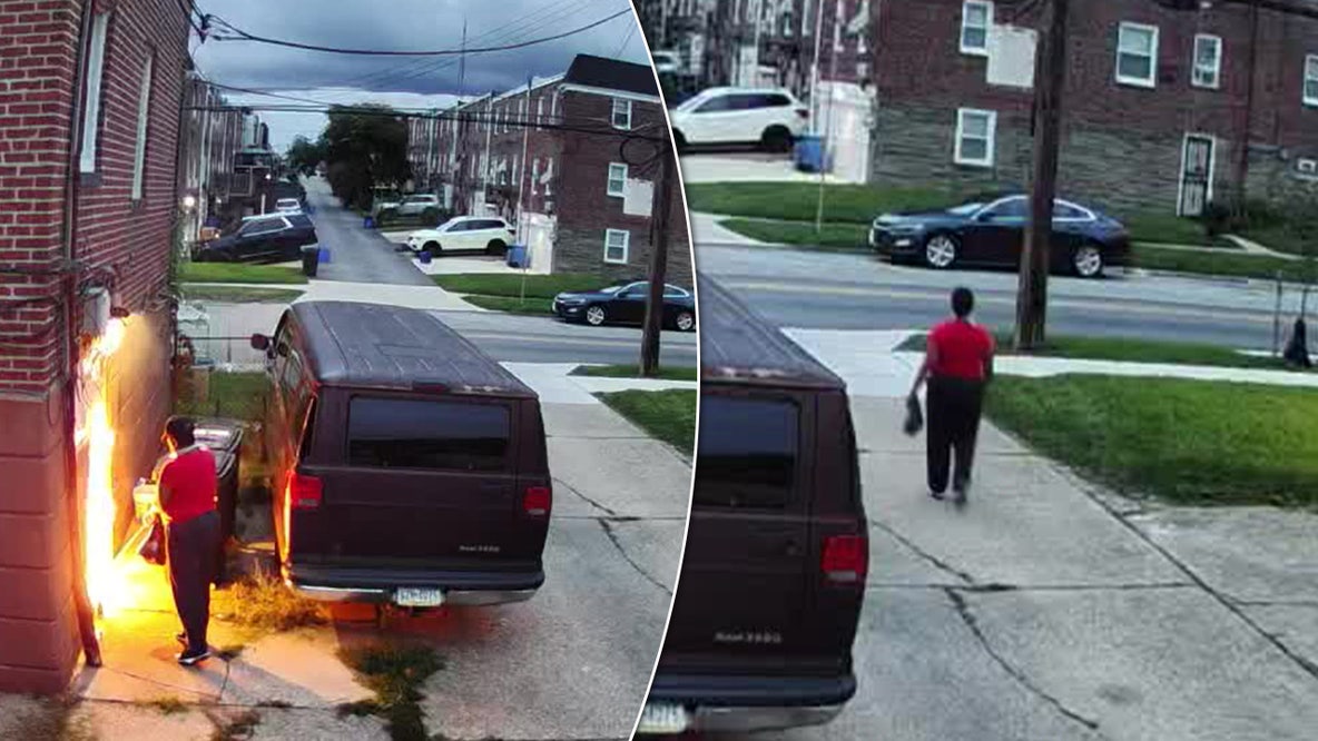 Video shows woman starting fire at backdoor of East Mount Airy daycare