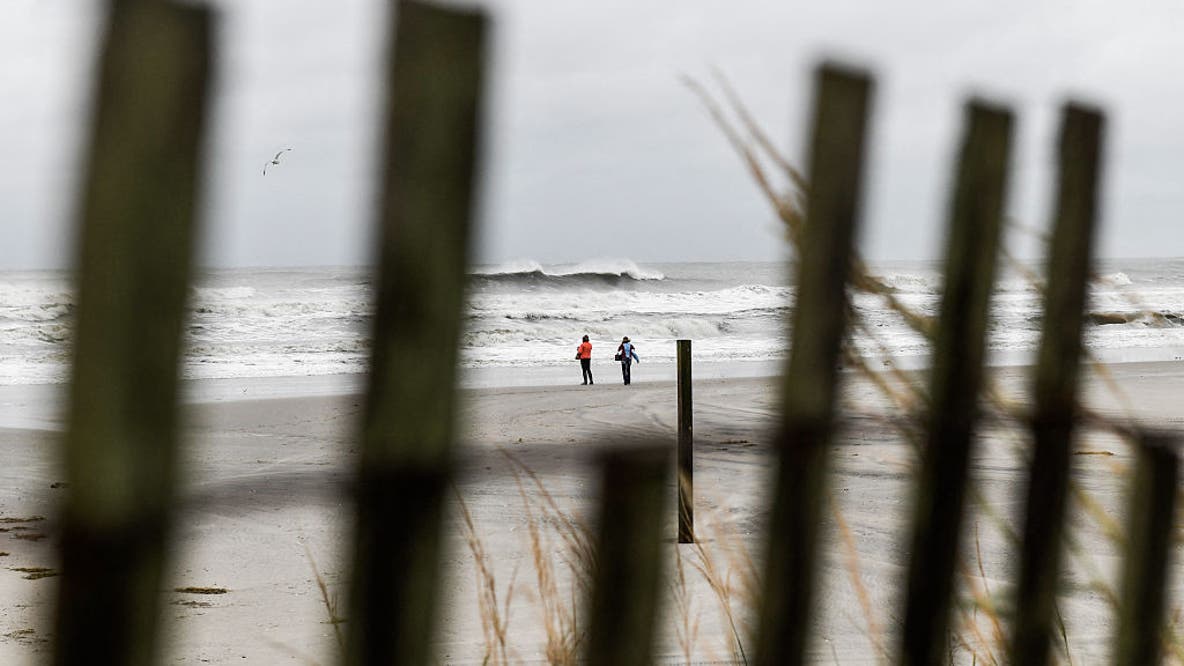 Nor'easter brings chilly rain and flooding to the shore before clearing Monday