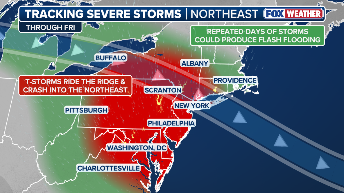 Severe storms could return to Philadelphia area, bringing flood and wind threat