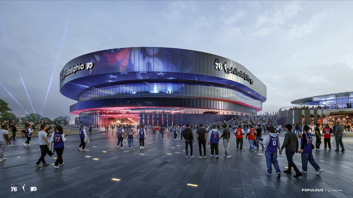Sixers, Flyers share first renderings of new South Philadelphia arena planned for 2030