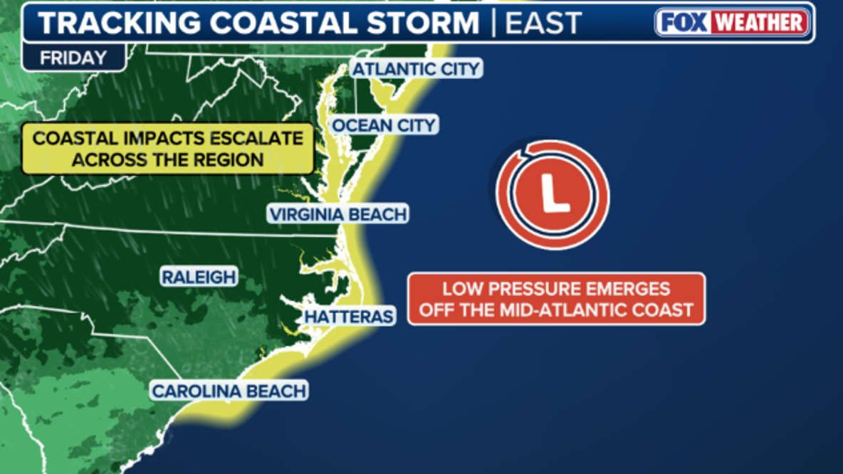 First fall nor’easter to bring wind and rain to Philly, dangerous surf to Jersey Shore