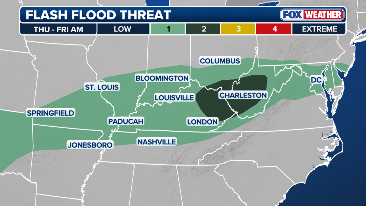 Severe storms and heavy rain threat move into Pennsylvania, New Jersey