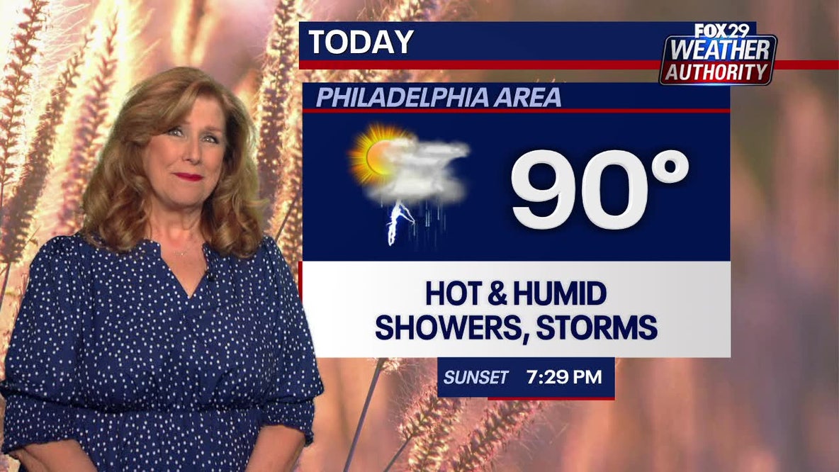 Philadelphia weather: Scattered storms to clear up on Thursday, humidity increases