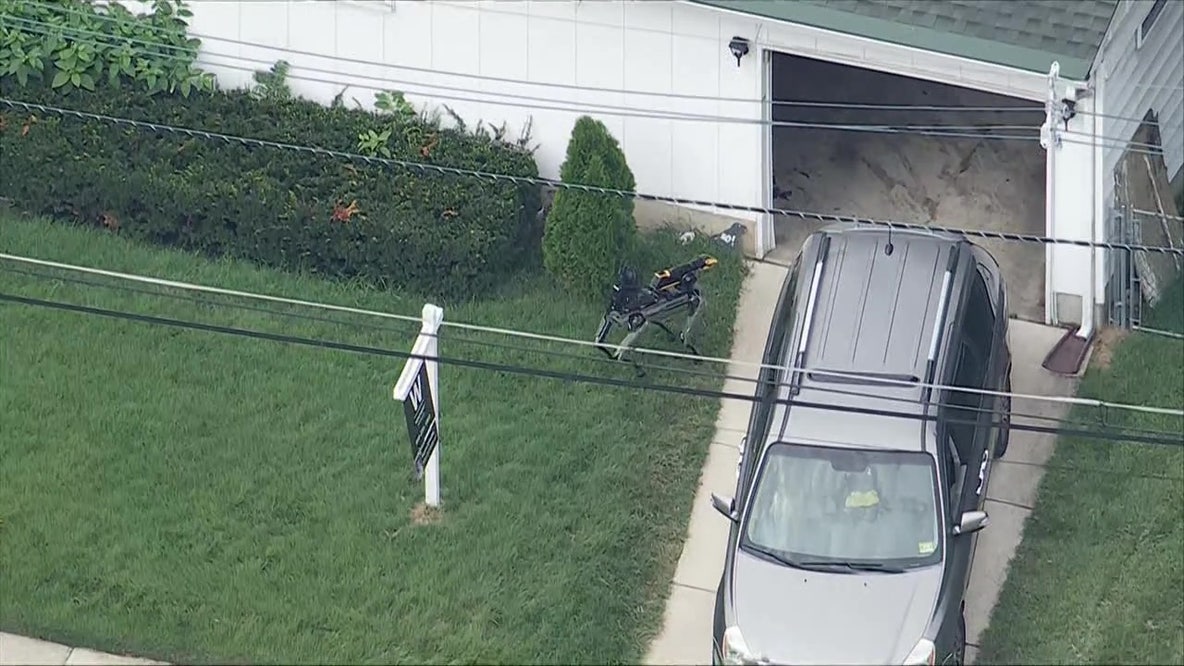Police deploy robot dog during reported barricade situation at home in Pennsauken
