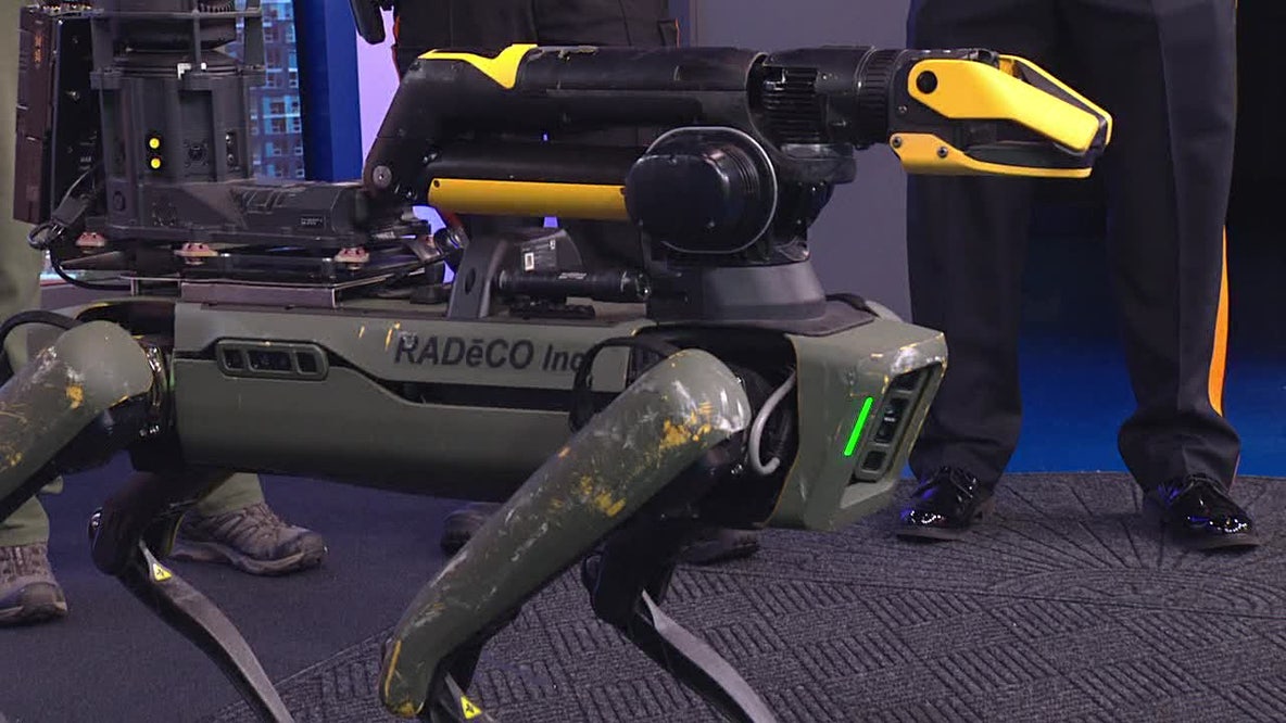 Police robot dog controlled with Xbox controller can help with de-escalation, identify chemicals