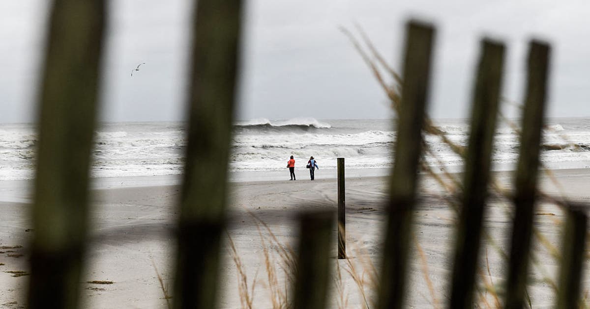 Nor'easter brings chilly rain and flooding to the shore before clearing Monday