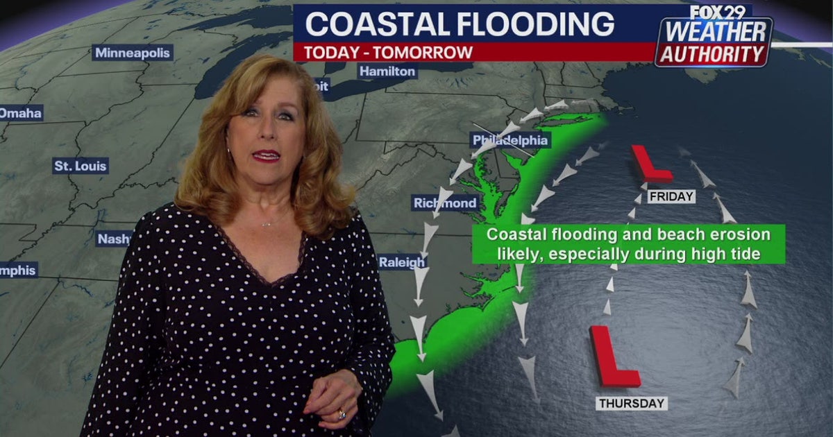 Coastal storm triggers flood advisory, strong winds along Jersey, Delaware shores