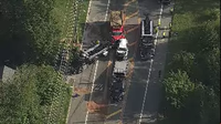14 taken to hospital after school bus involved in five-vehicle crash in Gloucester County