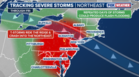 Severe storms could return to Philadelphia area, bringing flood and wind threat