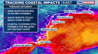 Developing nor'easter keeps East Coast on high alert as coastal communities prepare