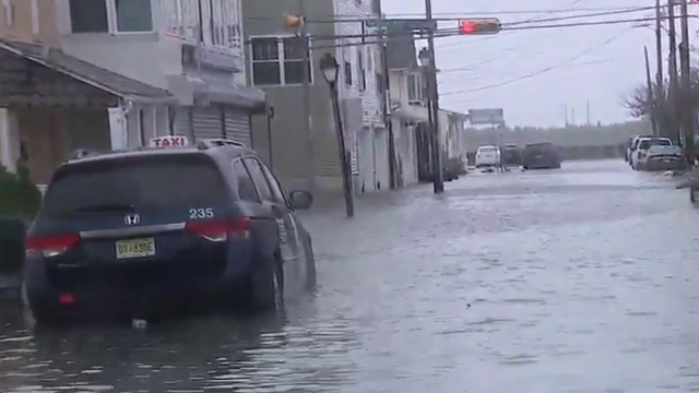Nor'easter makes direct hit on Jersey Shore, bringing 70 mph gusts and flooded streets