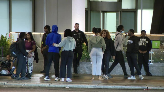 Police continue to grapple with unruly groups of teens gathering outside City Hall