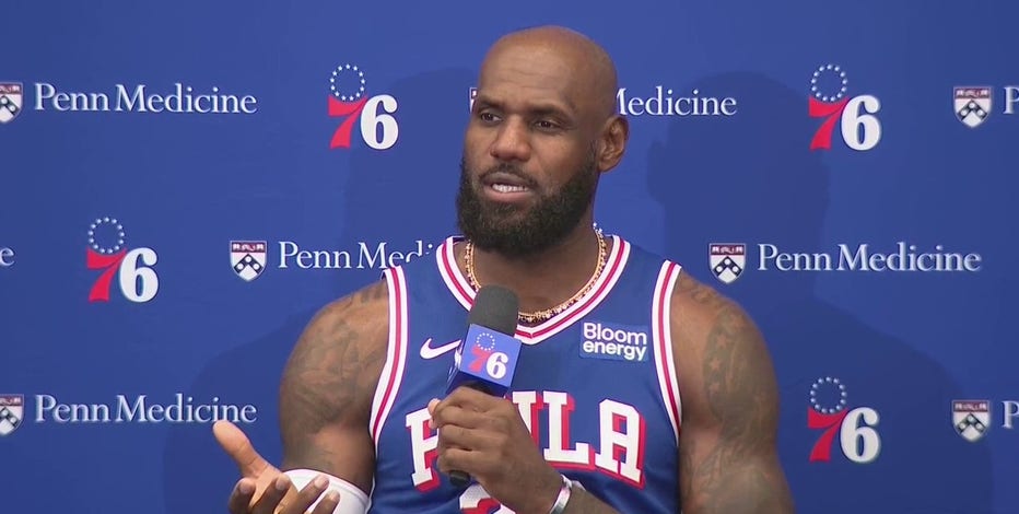 Sixers media day: LeBron James speaks for first time as Sixer ahead of training camp