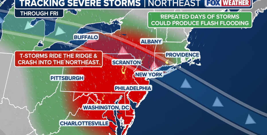 Severe storms could return to Philadelphia area, bringing flood and wind threat