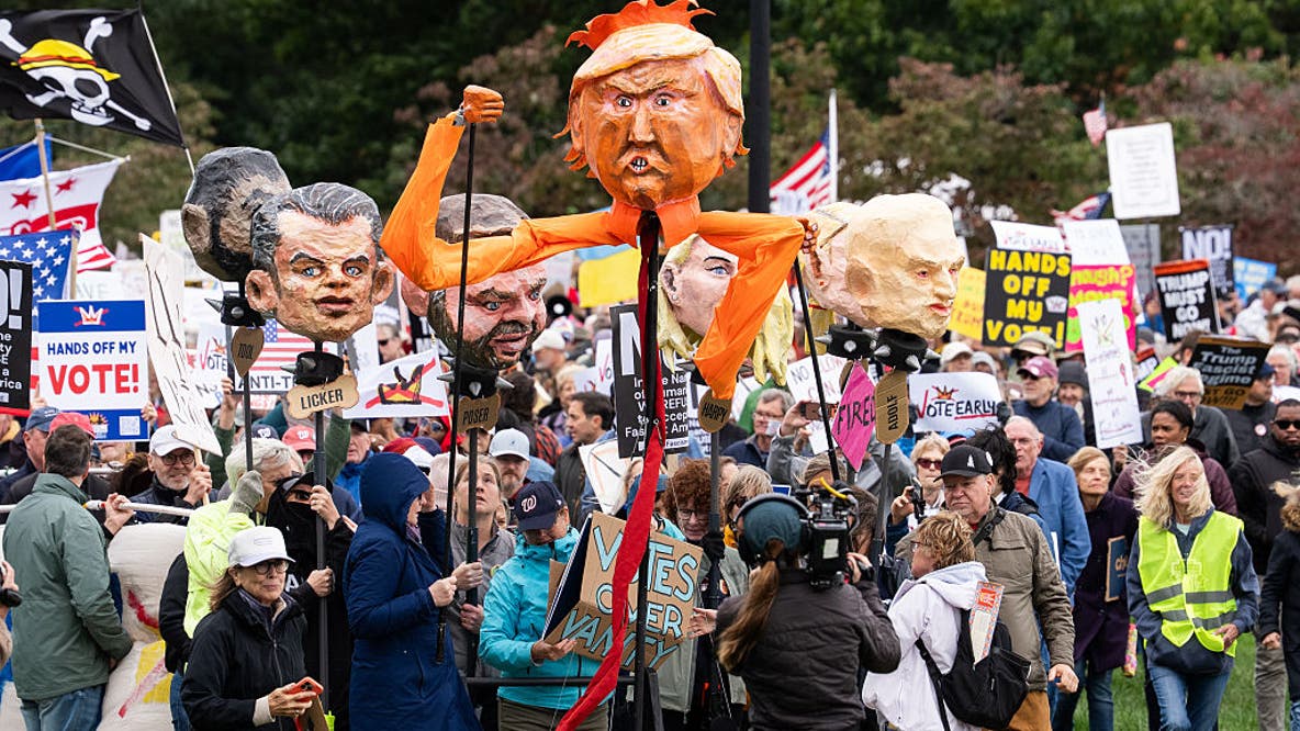 No Kings rallies draw crowds in major US cities ahead of midterms