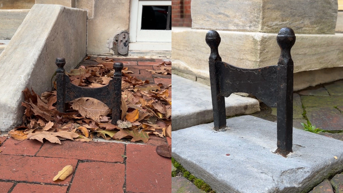 The muddy history behind the cast-iron 'boot scrapers' on Philadelphia's oldest streets