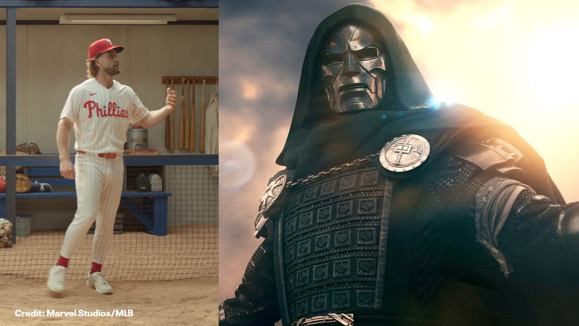 Phillies star Bryce Harper rallies MLB stars in new 'Avengers: Doomsday' World Series promo