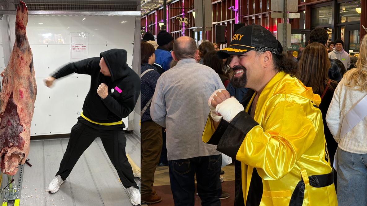 'Meat Market Challenge' lets fans recreate iconic 'Rocky' training scene for charity