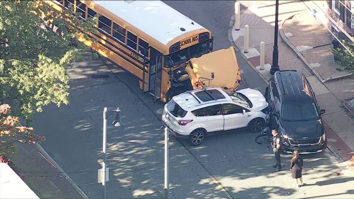 School bus involved in crash with 2 other cars in Wilmington